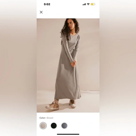 Free People Open Back Maxi Dress - Picture 2 of 5